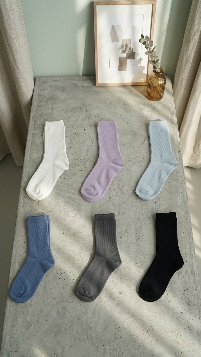 Day & Mood Ribbed Socks