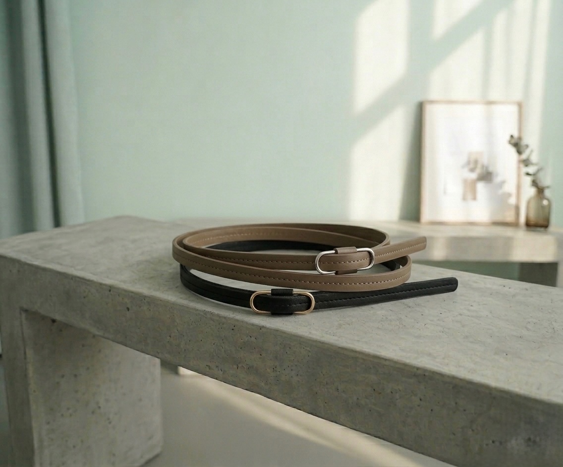 Slide Hole-free Slim Belt