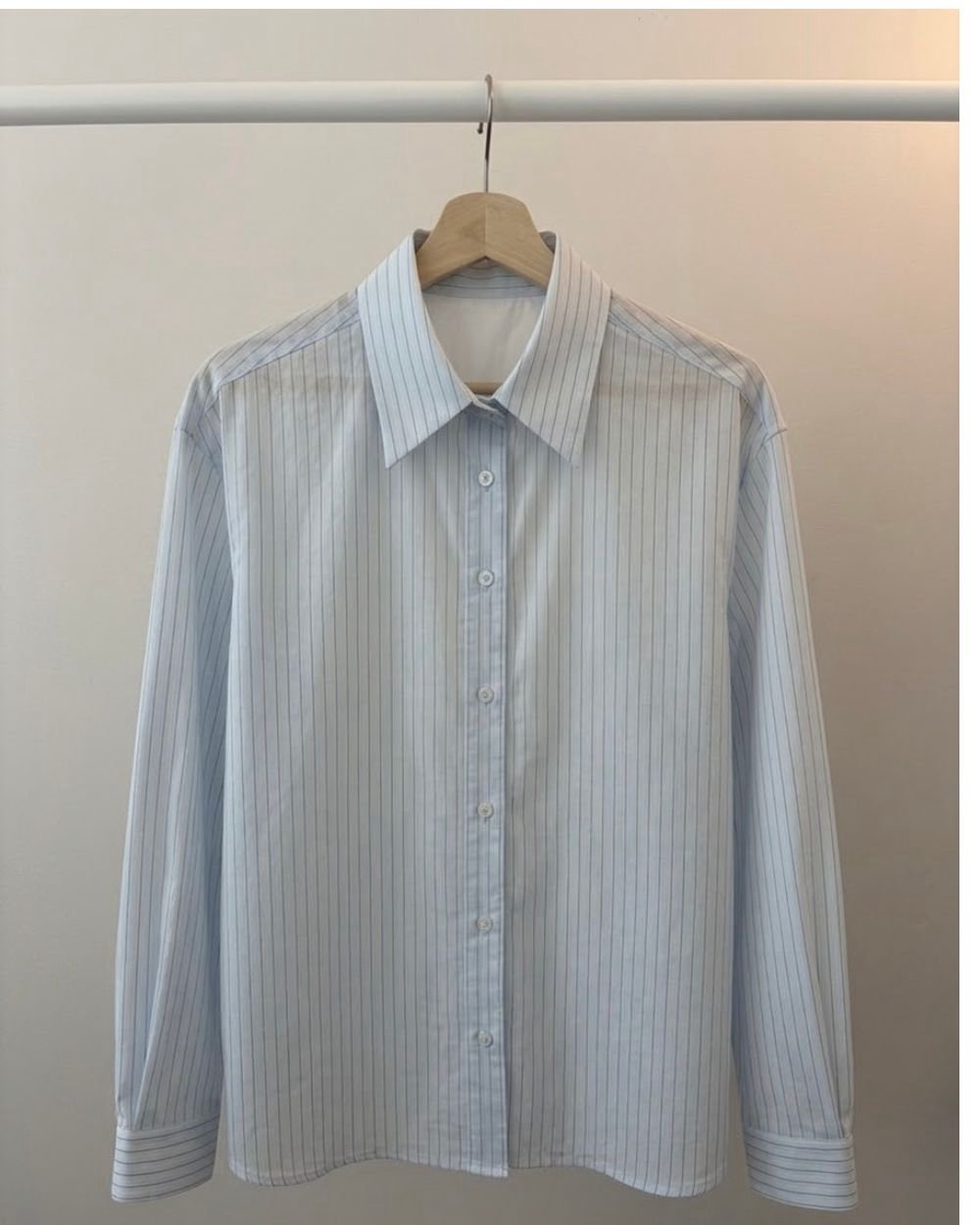 Layered Sheer Striped Shirt Blouse